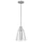 Nuvo Aura, 7 Inch LED Pendant, Brushed Nickel, K9 Bubble Crystal, 3000K CCT 62/2191 - alternate 1